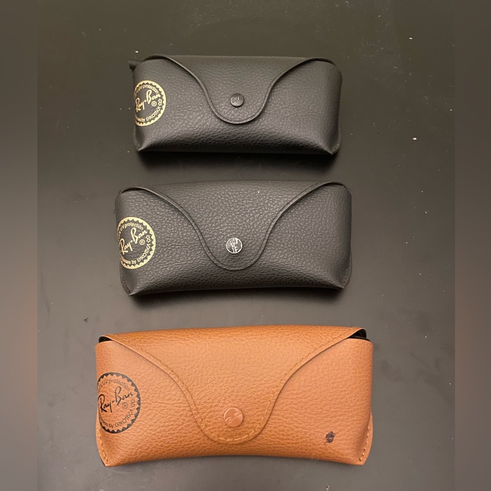 Rayban sunglasses cases lightly used